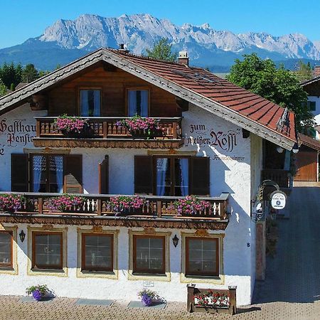 Fruehstueckspension Gaestehaus Zum Weissen Roessl Wallgau Kültér fotó